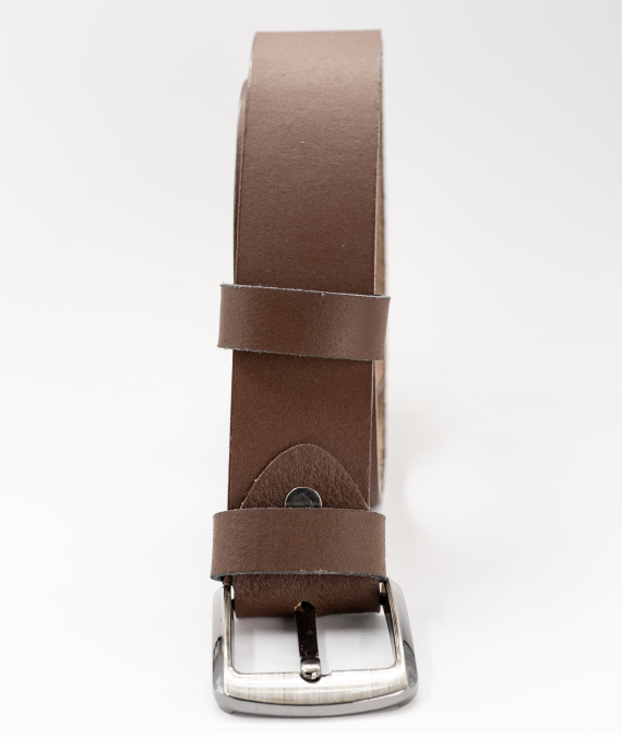 One piece split leather brown color belt- 100% pure cow leather